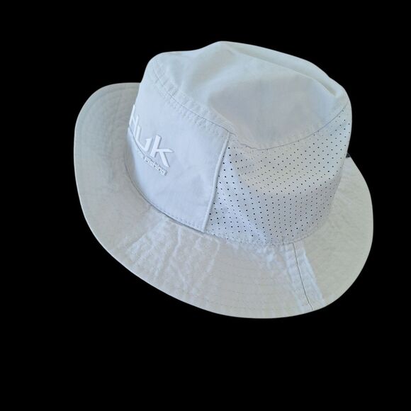 HUK High Performance Bucket Boonie Fishing Hat OSFM Oyster Light Neutral Nylon - Picture 4 of 14